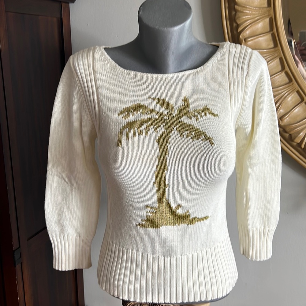 Tommy Bahama palm tree sweater